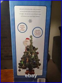 Gemmy 2 Foot animated Christmas Tree. Jingle Jingle Jingle 2004. NIB Vintage