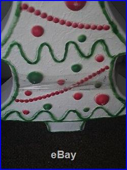 Gingerbread Christmas Trees Blow Mold-Don Featherstone-VTG. 29 Ht