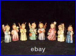 Goebel Hummel Lot Of 8 Vintage Annual Complete Series Christmas Tree Ornaments