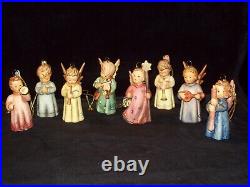 Goebel Hummel Lot Of 8 Vintage Annual Complete Series Christmas Tree Ornaments