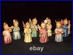 Goebel Hummel Lot Of 8 Vintage Annual Complete Series Christmas Tree Ornaments