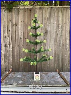 Goose Feather Christmas Tree 35 Inches Tall Vintage Style