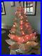 HUGE Lighted 22x16 1978 Vintage Ceramic Christmas Tree Alberta's Molds- 4pcs