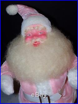 Harold Gale Santa Pink Vintage Doll Mary Kay Christmas Tree Ornament Rare New