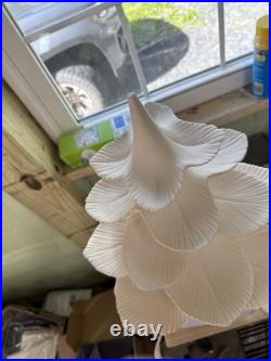 Jamar Mallory Vintage 6pc Treat Tree Ceramic Christmas Tree 15x16 bisque