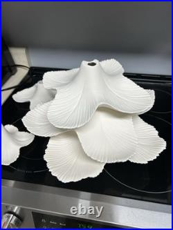 Jamar Mallory Vintage 6pc Treat Tree Ceramic Christmas Tree 15x16 bisque New