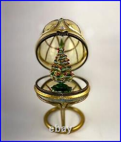 Komozja Mostowski Vintage Ornament Music box Handmade Glass Globe Christmas Tree