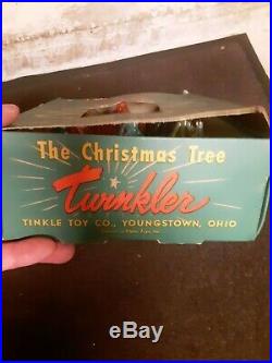 LOT OF 12 VTG CHRISTMAS TREE TWINKLERS WHIRLS Tinkle Toy Co. Youngstown Ohio USA