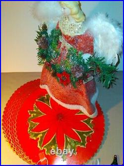 LOT of 24 Christmas items, ornaments candles, vintage ephemera Radko, Chris