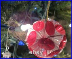 Large Lot of 33 Vintage Christmas Foil Tinsel Christmas Tree Ornament Reflectors