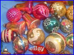 Large Selection Of Vintage Christmas Tree Ornaments