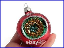 Lot (12) Czech blown glass vintage mercury style Christmas tree ornaments
