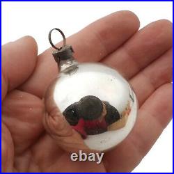 Lot (12) antique vintage Czech blown glass small Christmas tree ornaments