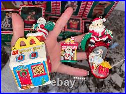 Lot 20 Vtg Enesco McDonald's Christmas Tree Ornaments 1990-1997 Fries Santa Arch