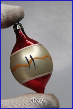 Lot 24 Vintage Glass Pictured DROP BALL Feather Tree Christmas Ornaments Poland