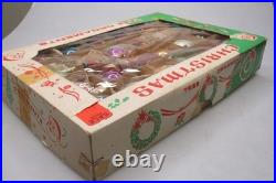 Lot 24 Vintage Glass Pictured DROP BALL Feather Tree Christmas Ornaments Poland