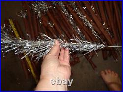 Lot 44 Vintage Aluminum Pom 6 Ft Christmas Tree Replacement Branches 18 & 22