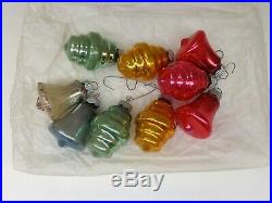 Lot/59 Vintage Christmas Tree Glass Ornaments Shiny Brite Etc. VgC