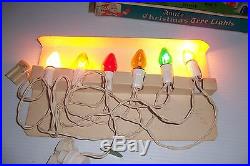 Lot Of Vintage Christmas Tree Lights C-7 1/2 Pennant Amico Gay-lites