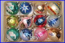 Lot Vintage Glass Pictured Mica HOUSE TREE FLOWER BALL Christmas Ornament Poland Lot Vintage Glass Pictured Mica HOUSE TREE FLOWER BALL Christmas Ornament Poland