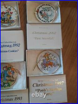 Lot of 13 Vintage Disney Grolier Collectibles Ltd Ornaments Christmas Tree Decor