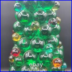 MCM Lucite Grape Christmas Tree Cluster Light Up Lamp With Ornaments 18 Vintage