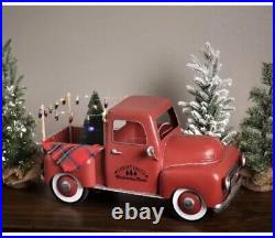 Member's Mark Vintage Christmas Tree Lights Truck & Camper Set Farmhouse Decor