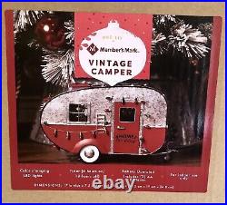 Member's Mark Vintage Christmas Tree Lights Truck & Camper Set Farmhouse Decor