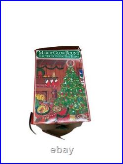 Merry Glow Star Tree Topper spinning rotating sputnik Vintage Christmas 60s