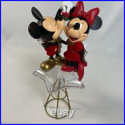 Mickey & Minnie Christmas Tree Topper 2007 Under The Mistletoe Disney Vintage