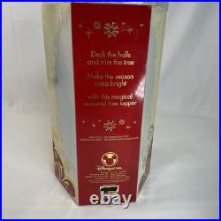 Mickey & Minnie Christmas Tree Topper 2007 Under The Mistletoe Disney Vintage