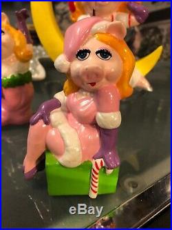 Miss Piggy Vintage Jim Hensons Muppet's Christmas Tree Topper Ornaments Disney
