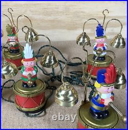 Mr Christmas Santa's Marching Band Vintage Animated Musical Tree Decorations