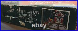 Mr Christmas Santa's Ski Slope in Box Vintage 1992 WORKING Around Tree Display