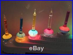 Noma Bubble Lights Box 9 Biscuit Vintage C6 Bubbling Xmas Tree Lite Bulb Slugs