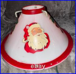 NOMA Vintage 1950s Lighted Christmas Tree Stand WithSanta And Bell's