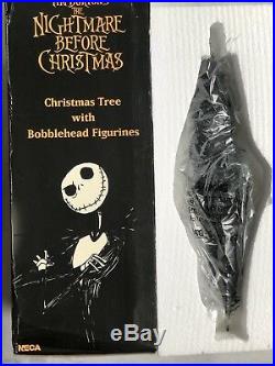 Neca Nightmare Before Christmas Christmas Tree W Bobblehead Ornaments Vintage