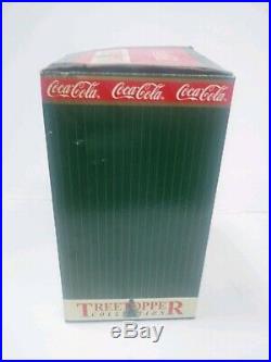 New Coca-Cola Bottle Animated Tree Topper/Table Decoration Vintage Christmas
