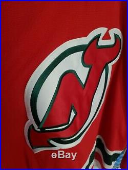 New Jersey Devils Vintage CCM XXL red & green Christmas Tree NHL Jersey RARE