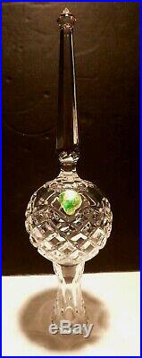 New VINTAGE Waterford Crystal COMERAGH (1973-) Christmas Tree Topper 10 1/2