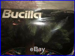 New Vintage Bucilla 45 NATIVITY Christmas Felt Tree Skirt Kit 3576