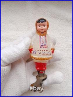 New Year. Christmas tree decorations. Friendship of Nations. Vintage USSR