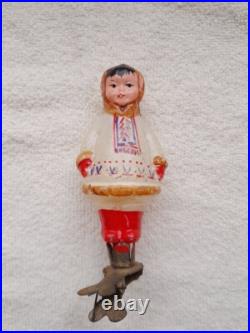 New Year. Christmas tree decorations. Friendship of Nations. Vintage USSR