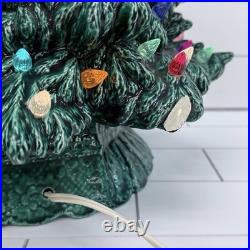 Nowell Inc. Christmas Tree, Ceramic with Lights Vintage 1998 Works