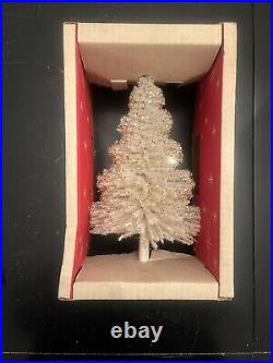 Nrw Arthur Hahn Vintage St Nick White Christmas Tree 10.5 Tall