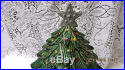 ORIGINAL AUTHENTIC VINTAGE 1959 MCCOY CHRISTMAS TREE COOKIE JAR GREAT CONDITION