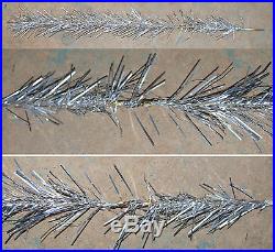 Old Vintage Aluminum Christmas TREE Canadian Spangle Fairyland 7'3 121 branches