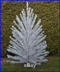Old Vintage Aluminum Christmas TREE Canadian Spangle Fairyland 7.5' 121 branches