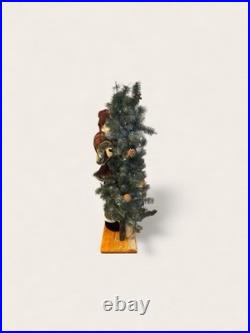 Old World Fir Christmas Tree Santa Claus Vintage St. Nick 4 Feet Tall Holiday