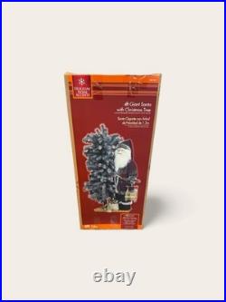 Old World Fir Christmas Tree Santa Claus Vintage St. Nick 4 Feet Tall Holiday